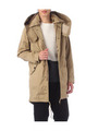 ボアライナー付き比翼モッズコート/ベージュ(052)