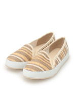 メッシュカラフルスリッポン/ベージュ系(052)