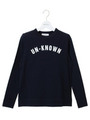 ロゴロングTシャツ/NVY