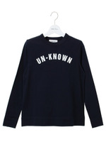 ロゴロングTシャツ/NVY
