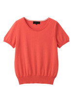 [L]コットンニットプルオーバー/レッド系(062)