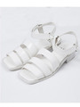 【IKUMI】RUBBER SANDAL/WHITE