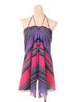 【Pinky&Dianne】V字エスニックパレオセット/ピンク