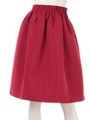 グログランタックスカート/レッド