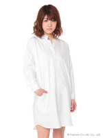 バックタックSHワンピース/Off White