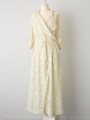 レーシィローブドレス/IVORY