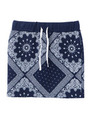 BANDANASWEAT SKIRT/CHARCOAL