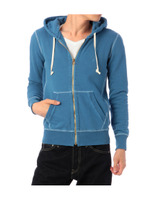 ヴィンテージ風裏毛スウェットパーカ/ネイビー系(093)