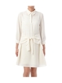 前結びシャツワンピース/ホワイト(005)