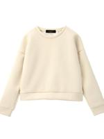 SACRA バックレースダンボールニット/オフホワイト(003)