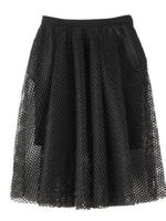 margarine サークルメッシュスカート/ホワイト(001)