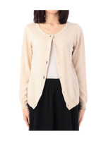 シルク混ビジュ-カ-ディガン/アイボリー(004)