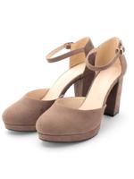 スエード調ストラップサンダル/ブラック(019)