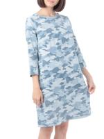 デニムサックワンピース/ブルー(092)