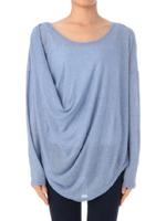 ドレープカットソー/ライトブルー(091)