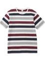 マルチボーダーTシャツ/ワインレッド(363)