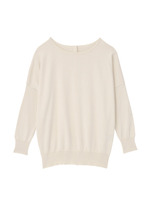 [L]前後2WAYドルマン風ニット/ホワイト(002)