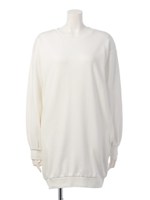 【CASUAL】シンプルスウェットOP/ホワイト