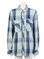 【RAILS】BRAYDEN CHECK COTTON L/S SHIRT/CREAM/INDIGO