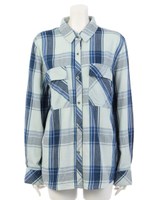 【RAILS】BRAYDEN CHECK COTTON L/S SHIRT/CREAM/INDIGO