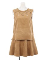 ＳＵＥＤＥ　ＳＥＴ　ＵＰ/ベージュ系