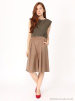 ガウチョパンツ/ネイビー