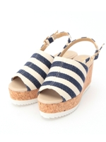 厚底サボサンダル/ネイビー(193)