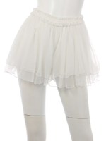 配色チュールスカパン/ブラック