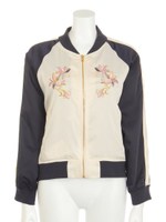 FLOWER embroidery BZ/ホワイト