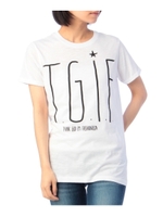 Happiness 細ロゴTシャツ/アイボリー(004)