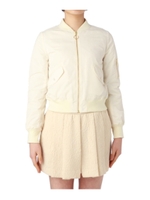 MA-1風ジップブルゾン/ホワイト系(002)