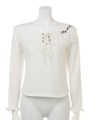 RV babydoll TOPS/WHT