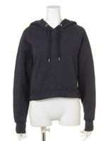 【GIRLY CASUAL】ショート丈パーカ/ネイビー