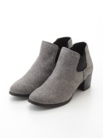 【JELLYBEANS】サイドゴアショートブーツ/グレーS