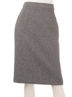 【Sov.】エコルナ ツイードスカート/グレー系