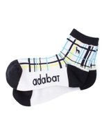 チェック直角ソックス/ホワイト(901)