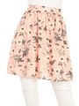 フラワープリントミニスカート/PINK