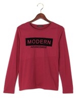 フロッキーボックスロゴ/ロンT/クロ