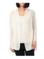 リネンロングトッパーカーデガン/ホワイト(002)