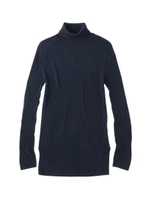 PASHAリブタートルニット/ネイビー系(094)