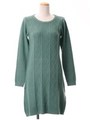【2ndline】ケーブルアンゴラニットワンピCL-1058A/BK