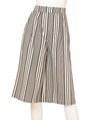 【anap mimpi】ストライプワイドPT/BK
