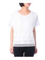 フラワーレースプルオーバー/グレー(012)