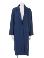 ルーズロングテーラードJK/ブルー