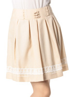 麻調3つボタンフレアー43丈SK/ピンク