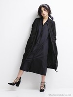 【ラブリコラボ】ロングMA-1/ブラック