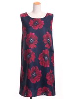 【sweet10月号掲載】【1stline】BIGフラワーノースリワンピース/BE2