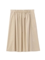 ウエストゴムギャザースカート/ベージュ(052)