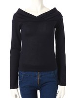 デザインカットソー/ネイビー