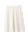 ハイウエストストレッチフレアスカート/ライトベージュ(051)